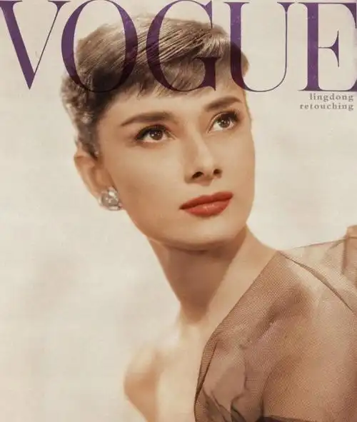 从未见过的奥黛丽·赫本彩照