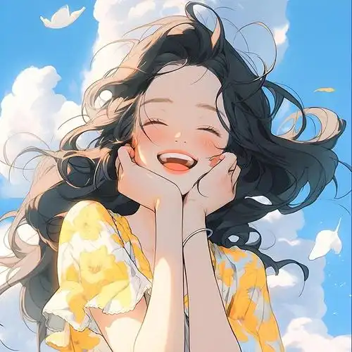 笑容甜美女孩子头像