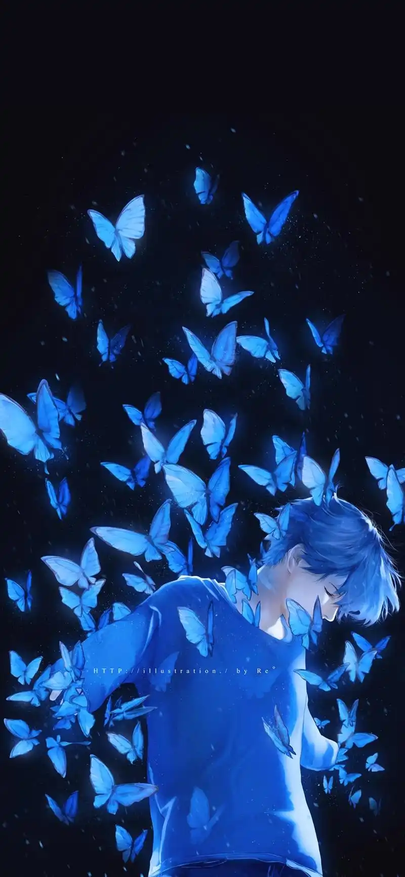 男生头像动漫壁纸插画美少年