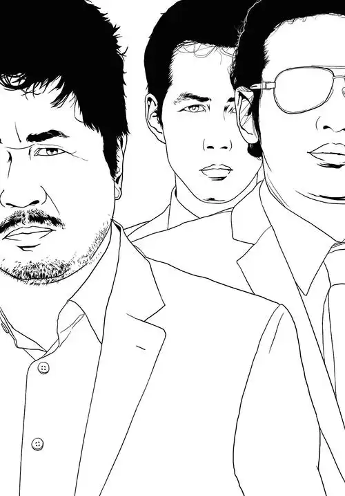 手绘电影海报 ——《新世界》