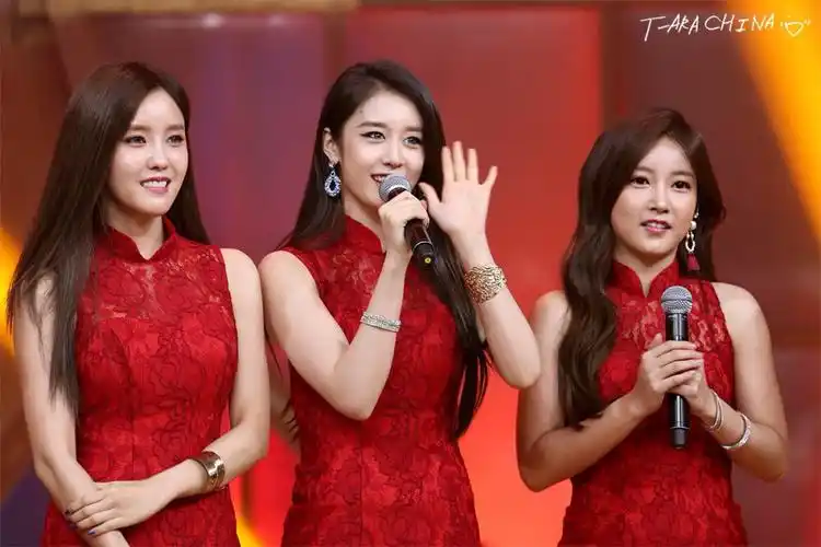 t-ara 由全宝蓝,李居丽,朴昭(素)妍,咸恩静,朴孝敏,朴智妍6名成员组成