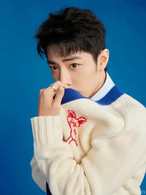 肖战兔子白毛衣造型##肖战兔子白毛衣大片