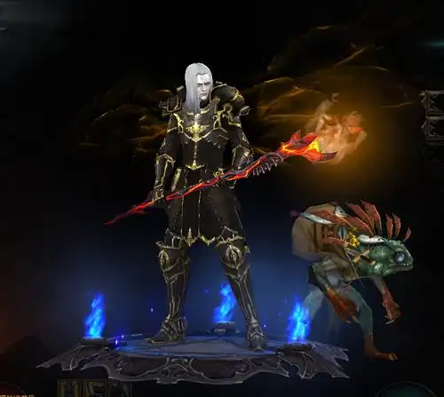 [嘿嘿嘿]死灵法师幻化,喂,你到底是血套还是圣套?