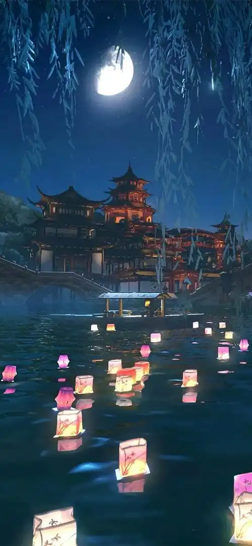 唯美的古风建筑背景壁纸