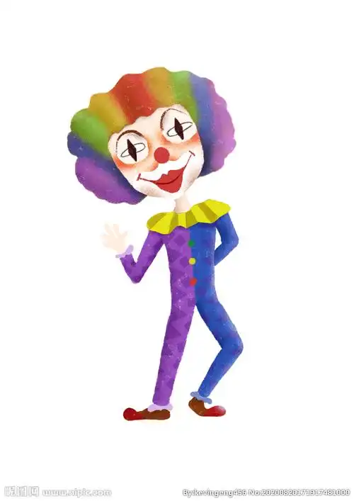 小丑插画设计图__动漫人物_动漫动画_设计图库_昵图网nipic.com