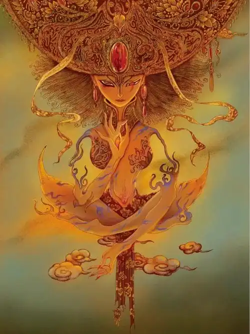 图说山海素材#漫画  #插画  #山海经  #神兽