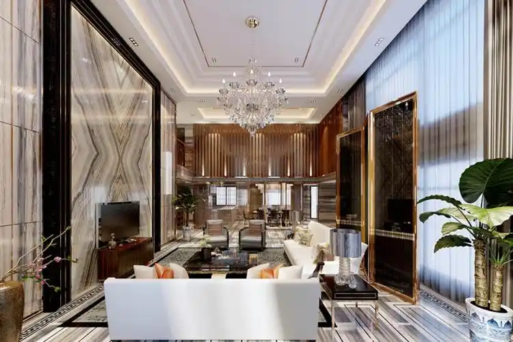 500平别墅现代风格装修效果图