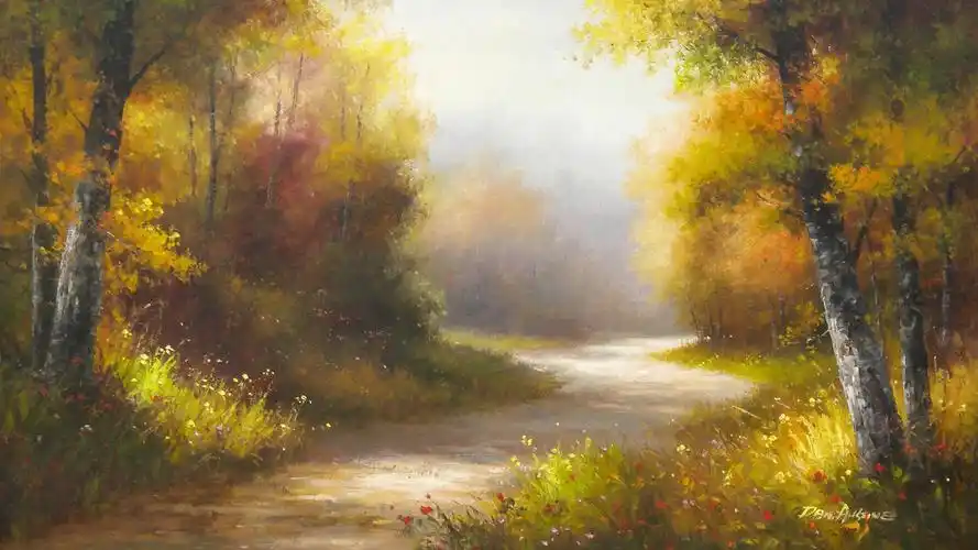 > 威廉特纳初夏的清晨高清绘画壁纸(1920x1080)