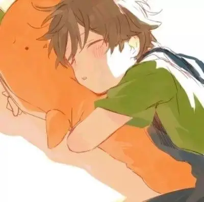 动漫男生头像#高清#可爱#暖色调#橘色系#黄色系#金色系#暖男#帅气