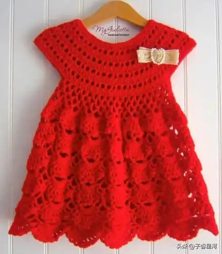 童装系列女宝宝春季毛线裙子大合集漂亮又时尚喜欢的钩一件吧