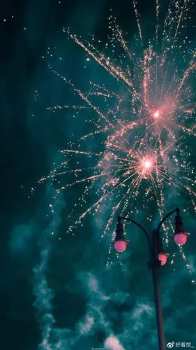 2021年跨年夜壁纸烟花壁纸烟花壁纸唯美图片高清唯美绚烂的烟花图