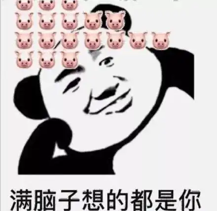 满脑子想的都是你猪猪满脑子猪猪表情