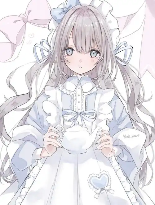 温柔风甜美女孩纸飘逸长发淡淡笑容 twi:yuni_0205