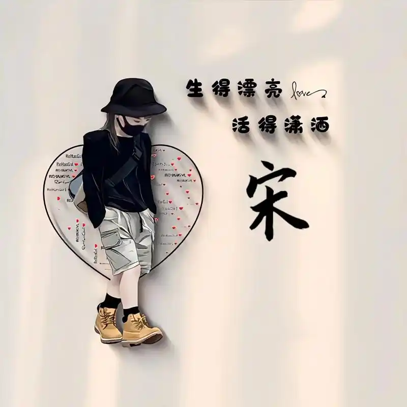 好玩的头像又来喽 单身,恋爱,良缘#专属姓氏头像  - 抖音