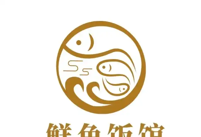 鱼类餐饮logo设计