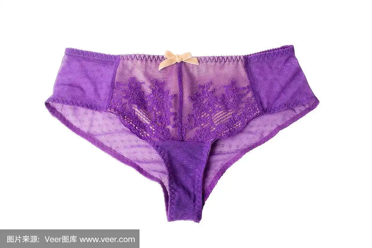 女性的紫色的内裤