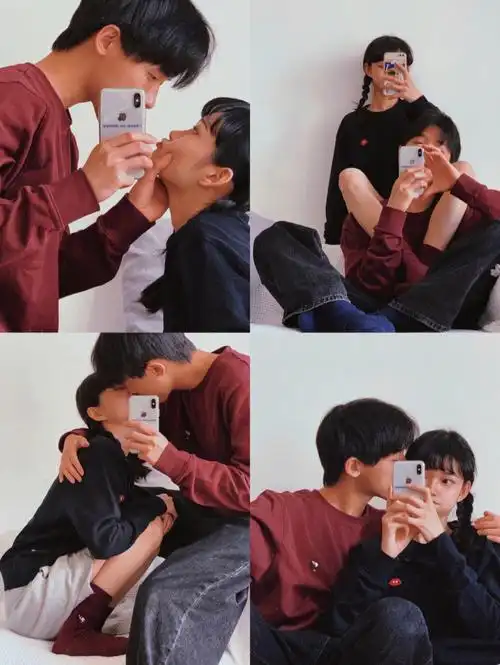 情侣拍照姿势氛围感自拍676767