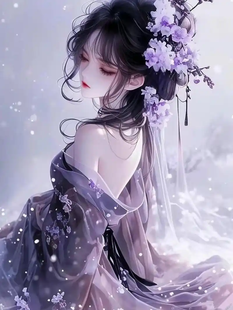 绝美紫调古风女神头像大放送!梦幻公主风,美得你心醉!