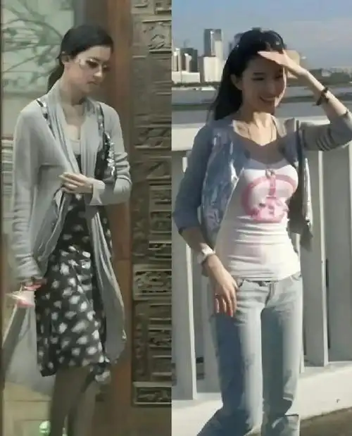 考古到刘亦菲早期穿搭时尚真是一个轮回676767