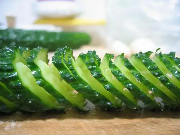 超酷黄瓜的切法蓑衣黄瓜