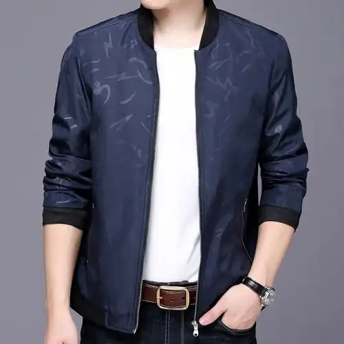 2018春季新款中年男士夹克男装外套男休闲50春秋薄款30春装40岁_7折