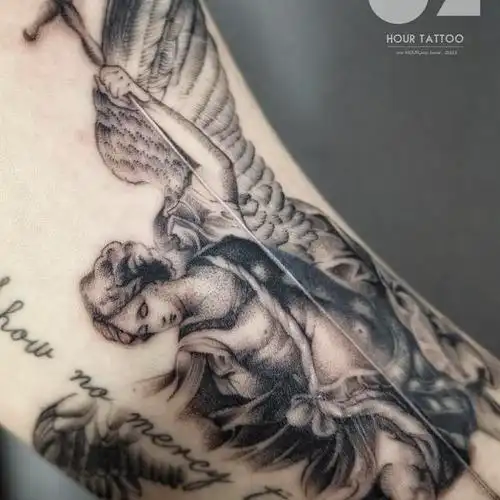 大天使_纹身吧社区 - 纹身大咖