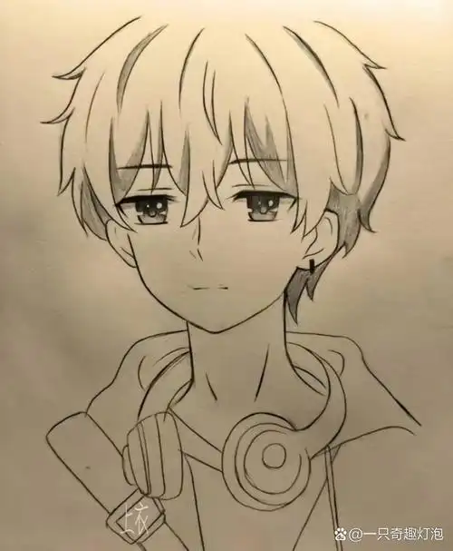 二次元# #动漫##动漫人物绘画# #动漫头像# 帅气的小哥哥怎么会没人