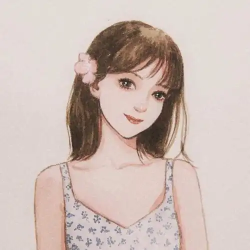 日常手绘女生头像