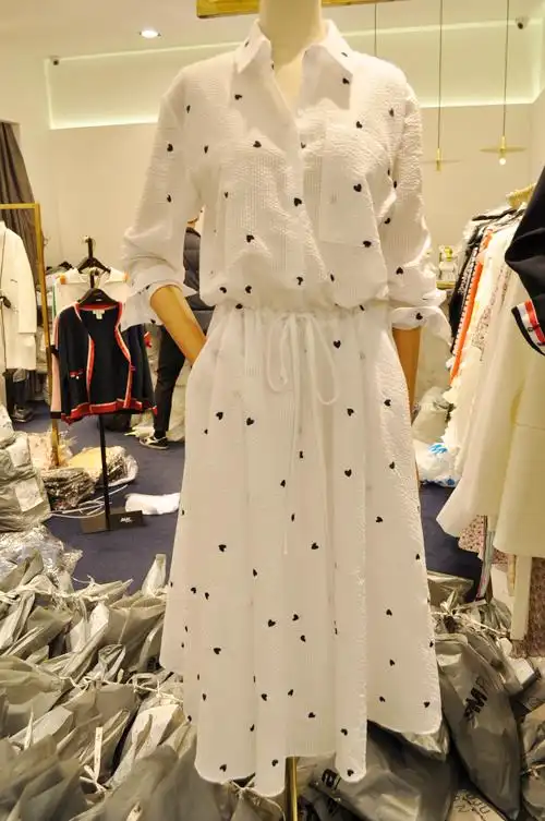 实拍中 2017 春夏新款 连衣裙8606/k202/p