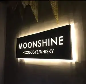 个性创意金属灯箱广告牌制作户外门头发光字led镂空喷漆招牌定做