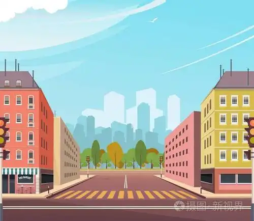 城市街道交叉路口