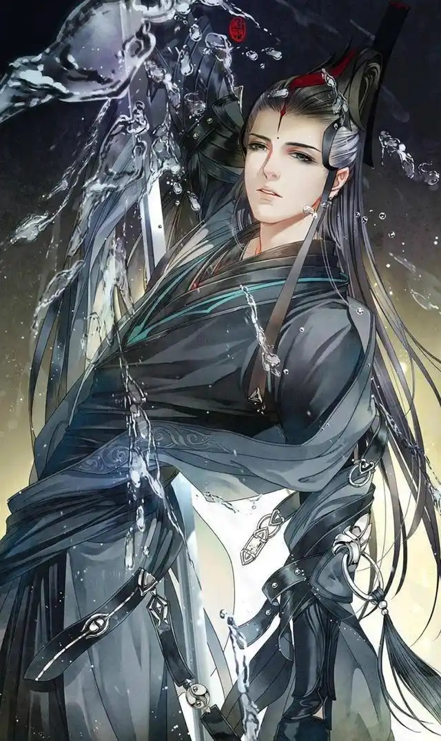 100张古风美男图片妖孽高清,精选唯美古风美男插画壁纸