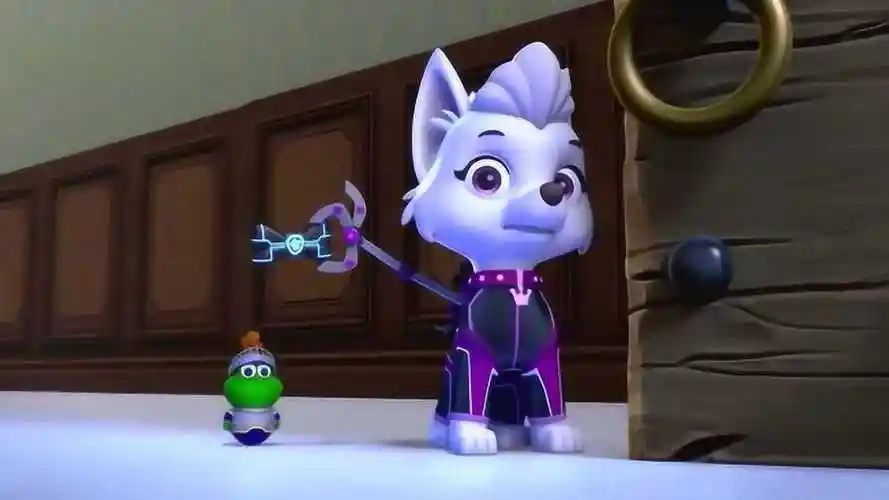 汪汪队立大功阿奇的狗牌还在八金堡阿奇还在城堡里吗