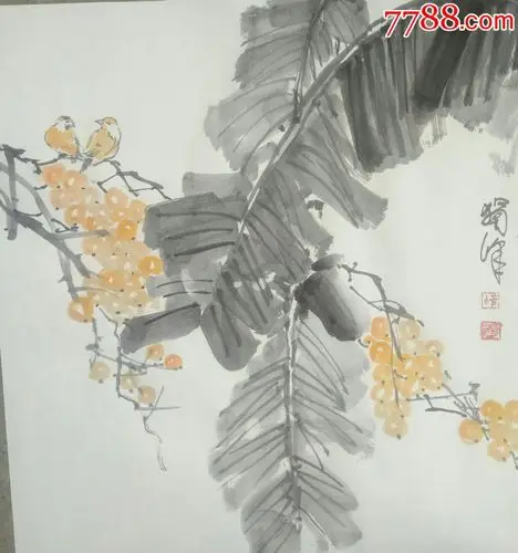 著名画家黄独峰作品