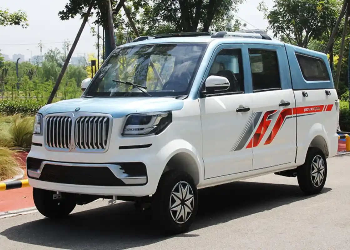 2款半封闭四轮电动车来了,实用性强,客货两用,最大续航150公里