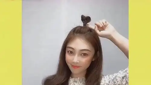 头顶小揪揪的正确扎法,手残党学起来,超简单!