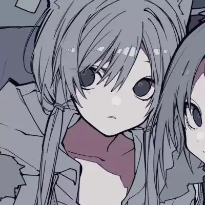 二人日系动漫可爱好看的闺蜜头像 ins风日系稀有的姐妹头像图片