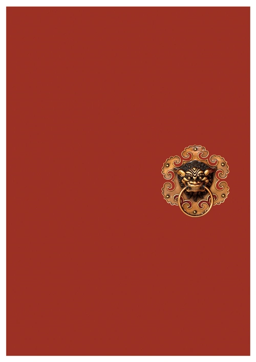 红色中国风背景素材