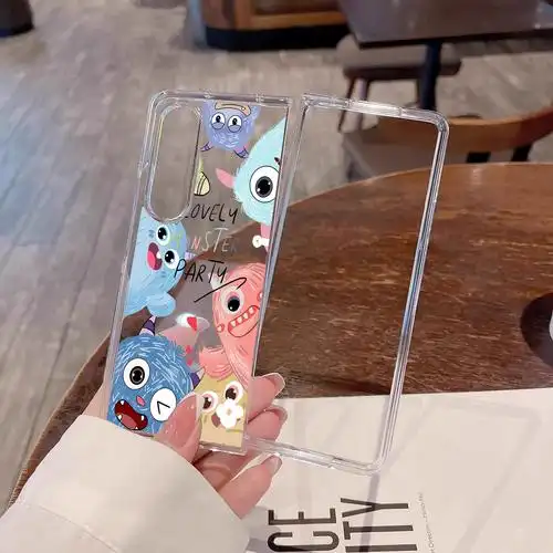 适用三星zfold5卡通小怪兽手机壳galaxy优惠券更优惠 - 备货网