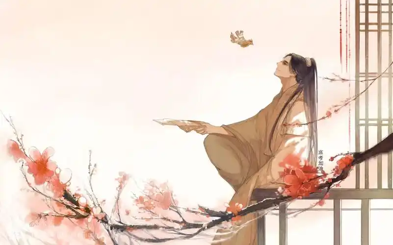 古风 古韵 中国风 手帐素材 插画 手绘 彩绘 头像 壁纸