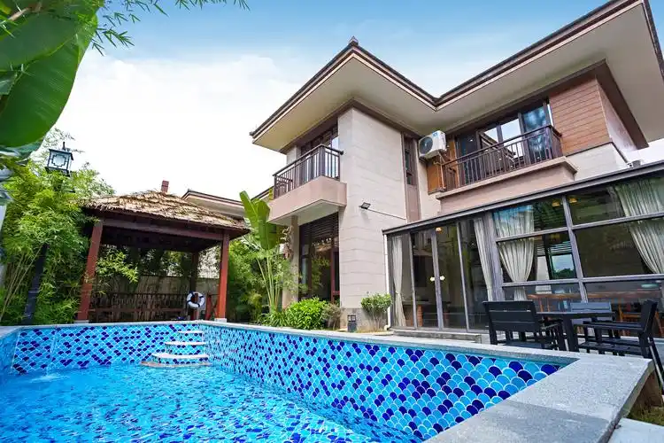 熹乐谷5房10床独立泡池超大泳池豪华别墅