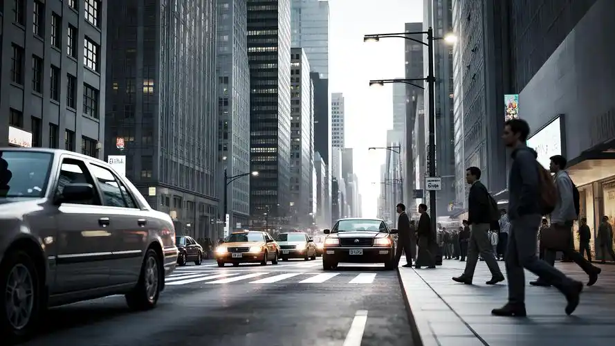 城市街道背景图,感受繁华的都市气息🏙️