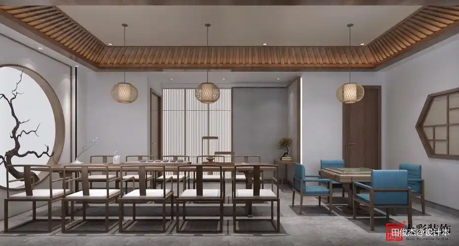 中式茶居餐饮空间设计图片赏析
