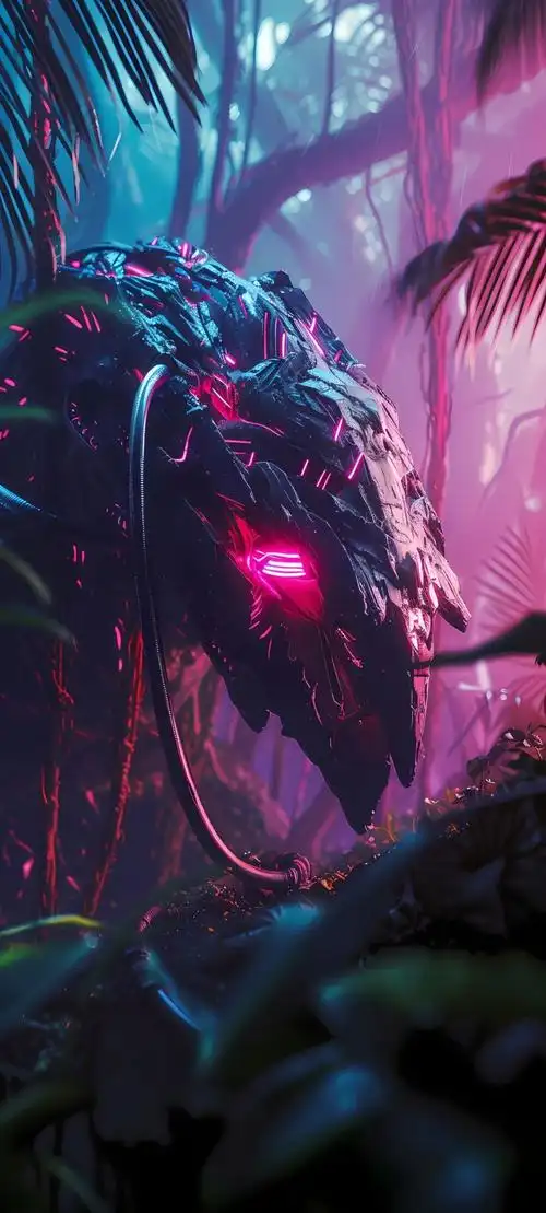 炫酷机甲手机壁纸高清版原图免费分享