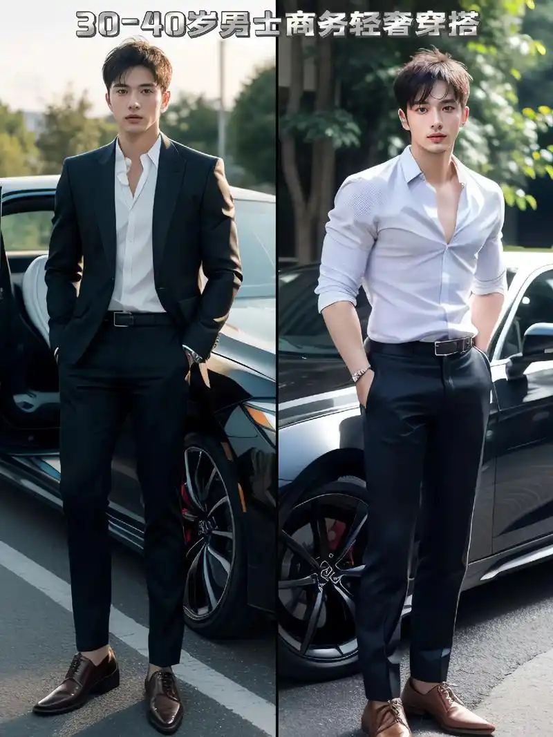 3040岁男士商务轻奢穿搭