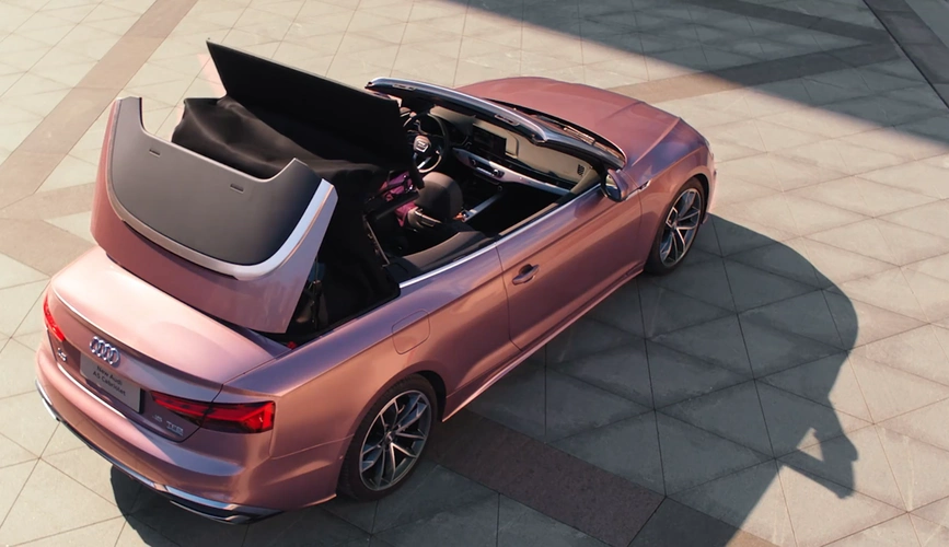专为小姐姐打造 奥迪推出"水韵粉"定制版a5 cabriolet
