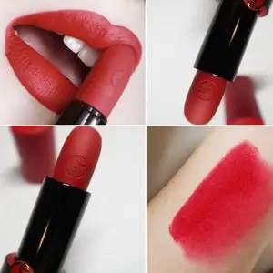 意大利阿玛尼哑光丝绒磨砂雾面黑管唇膏口红400