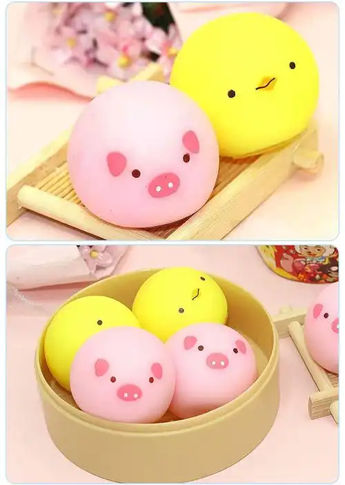 抖音网红减压玩具包子解压捏捏乐慢回弹仿真小办公室成年女生焦虑神器