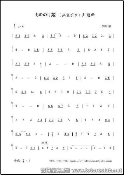 求久石让的 the rain 的简谱,谁有分享一下吧!