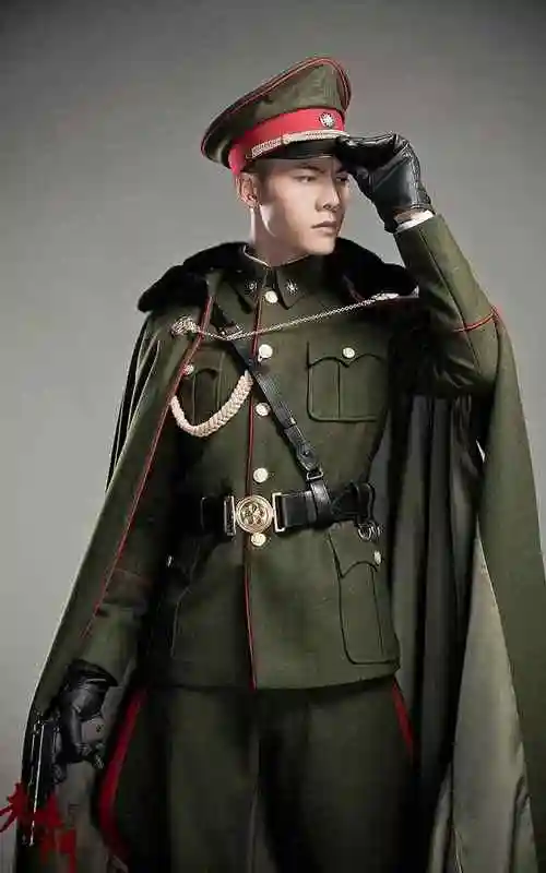 陈伟霆老九门军官制服帅气剧照高清手机壁纸下载